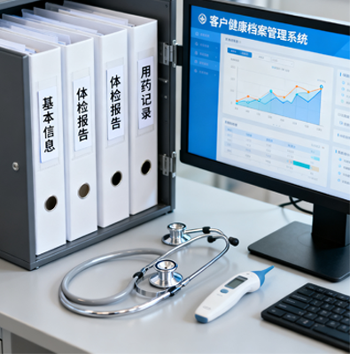 客户健康档案管理